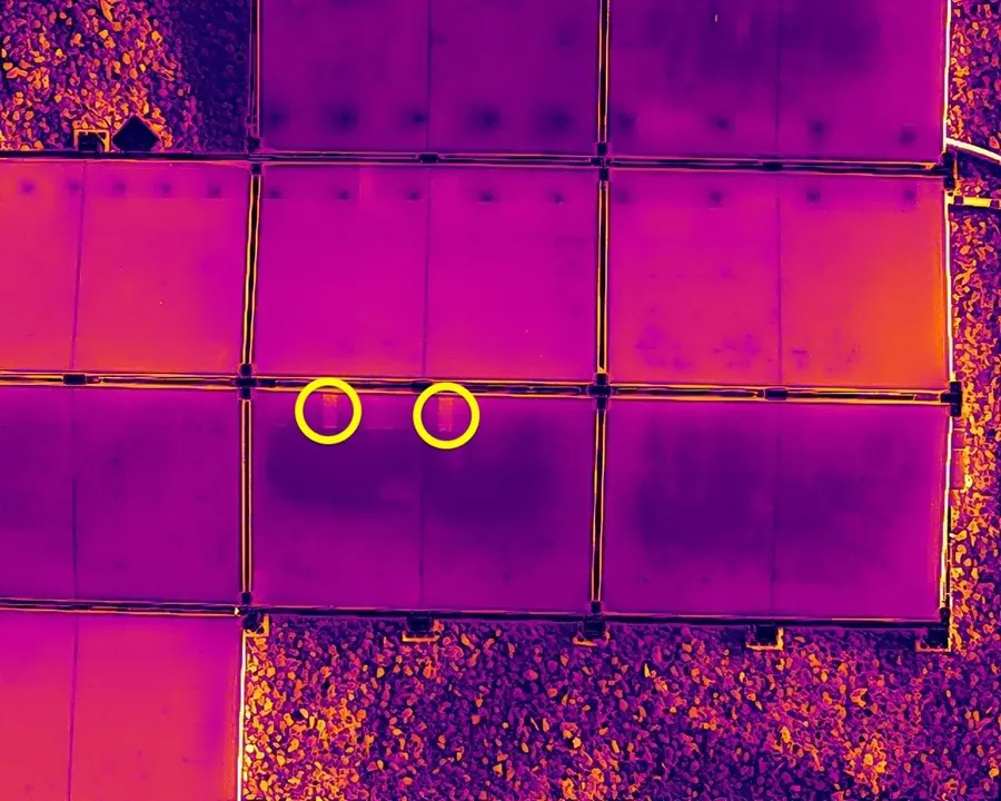 Thermografische PV-Anlagenüberprüfung