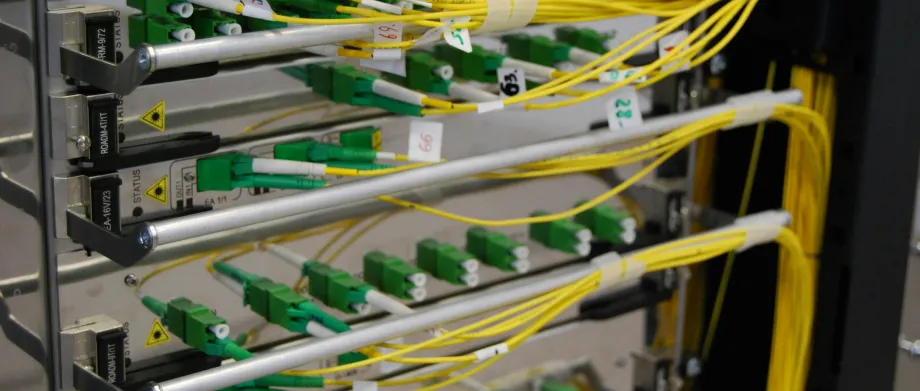 Glasfaser im Rechenzentrum